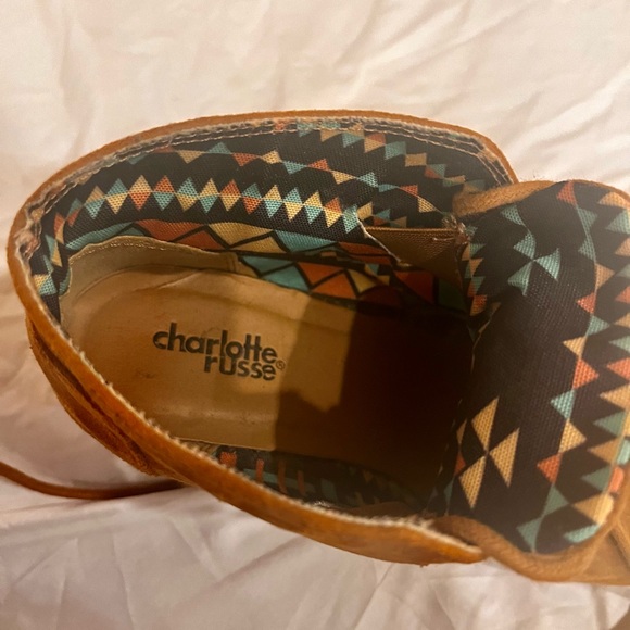 Charlotte Russe Size 6.5 Festival Boots - Picture 6 of 8